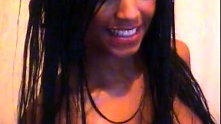 Hot Black Maid Does Some Webcam Black and Ebony