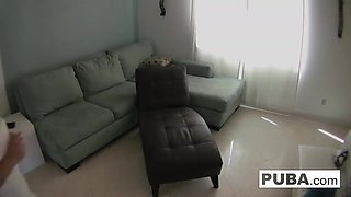 Natasha Nice, a big-tittied babe, enjoys making herself cum.