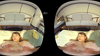 Japanese POV Ignites Wild Brunette Passion in Virtual Reality