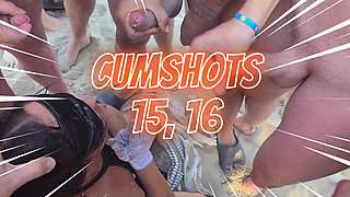 The Nun, Sucking Cum From My Gangbang Body