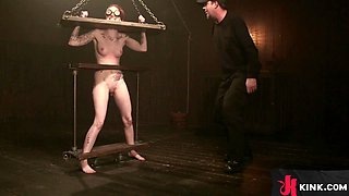 Blindfolded & Gagged Slut Gets Punished in Device Bondage