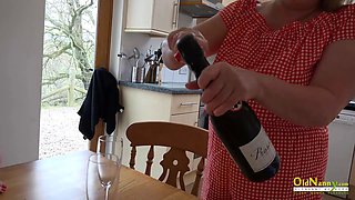 Today were going to pop the corks with my hot girlfriend