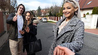 SWAP4K. Expected a BBQ party, experienced hot sex with massive boobs cutie and cucked her BF