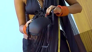 Indian Dusky Skin with Big Nipples Homemade Fuckin Hard with His Owner