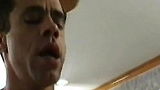French MILF with perfect body rides hard dick in bedroom cowgirl