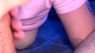 Blonde Girlfriend Perfect POV Blowjob