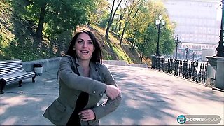 Busty Merilyns Big-Tits Outdoor Striptease Part 1