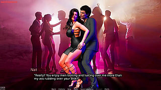 Couple's Love 08 - Cuckold Husband Watches His Hotwife Kissing Another Man in Front of Him - 3D Porn Game