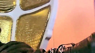 Stina Stone Femdom Feetworship Barefeet Licking Foot Gagging by German Mistress in Leather Gloves Part 1