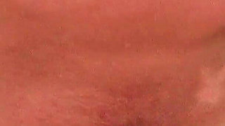 Horny blonde skinny milf fucked by step son during massage