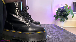 Marching in my Dr Martens - Cock Balls Crush Trample, Shoejob, CBT, Trampling, Bootjob