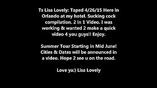 Ts Lisa Lovely Cock Sucking Compilation of BBC Latino C