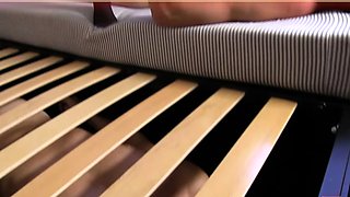Cuckold hubby prison bed