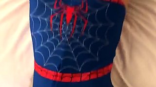 Madiiitay Spidergirl Gets Banged Infront Of A Mirror