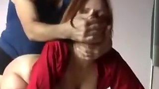 Redhead wife fucked from behind