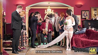 Voluptuous Michael Fly - fucking the bride action - Bride 4K