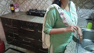 Son Fucks His Step Mother, Every Day He Fucks His Step Mother in the Kitchen Hindi Dirty Talk