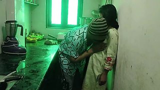 Desi Maid Gets Fucked Hard in Kitchen by Boss - Naasrin Khan