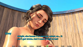 Beach Fun in Stall with Hot stepmom, While she is changing her cloth