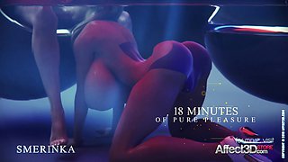 Scifi animation with futanari girls and their favorite sex toys