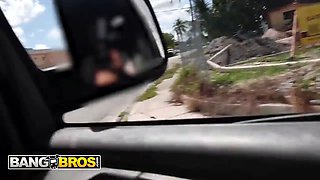 Bangbros - stunning juniper ren’s Tight Pussy captures hard as she gets pounded and facialed on the nail bus