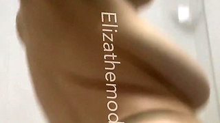 Stripping off My G-string and Peeing on the Toilet Naked,