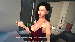Fucking Stepcousin in Dressing Room- Away From Home Animated Porn Gameplay