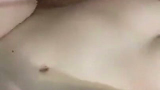Uncensored - Pale H Cup Beauty in a Tight Outfit - Swallow and Creampie