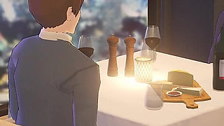 Quickie a Love Hotel Story: Professor Giving Foot Job to Her Student in the Restaurant He Busted Nut in His Pants - Episode 6