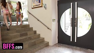 Memorial day fffm switch sides gangbang feat. Lana Smalls, Mira Monroe, Emma Rosie - besties