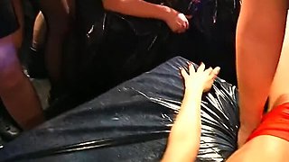 German Threesome Gangbang: Sexy Girls Licking & Swallowing Cum - Hardcore Bukkake Fuck