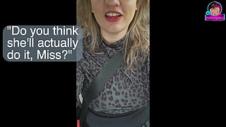 Slave Cleaning My Ass Outdoors