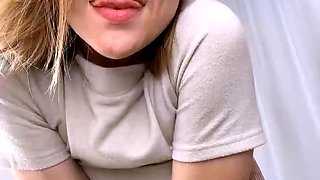 Cute Girl Shows Off Her Body in Tight Clothes