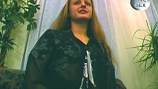 Blonde Slut Stretches Pussy Wide with Huge Bottle Insertion