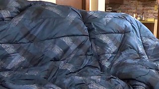 Big-Tit Brunette Cougar Fucks a Young Stud!