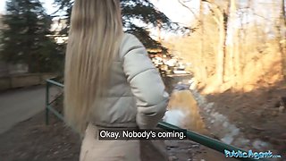 Public agent sexy professor with a brilliant figure fucked to gratification