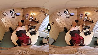 Strict Boss - Huge Tits Redhead Fucked POV at the Office