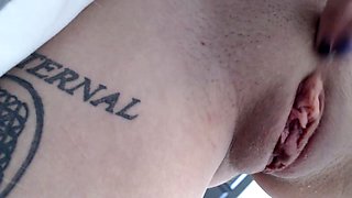 Close up Of Teen Masturbating