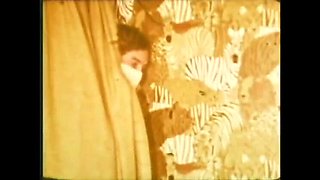 Vintage Blowjob with Huge Cock and Petite Brunette Babe