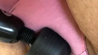 Stimulating My Clit with Powerful Wand