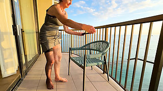 Waikiki Hotel Sex with British GILF in Stockings & Suspenders - Slow Motion Shower Fuck