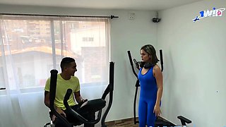 Stranger pounds me stiff in gym - Dani Clark, Melanie