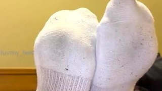 Hawt Blonde milf in foot Fetish tube scene
