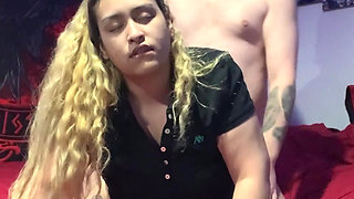 Pull Her Panties To The Side & Fuck Her Pussy