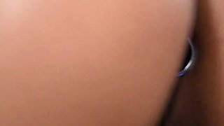 Asian Girl Twerks Ass with a ButtPlug