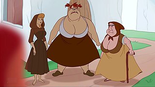 Hot animated teenager in sexy underwear