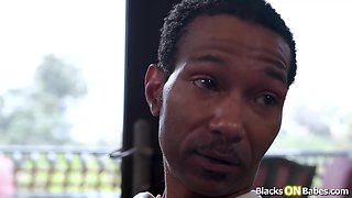 Guy sharing blonde wife with black bff