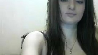 Hottest brunette solo webcam masturbation 2