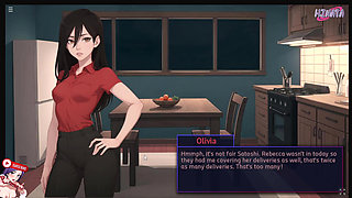 My girlfriend has a hard day at work. RELAX my partner. He gives me his panties EP 1