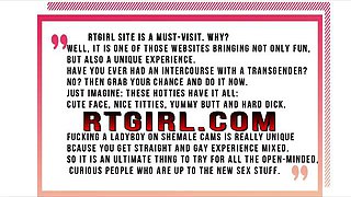 TS slut on live cam in full anal tryout